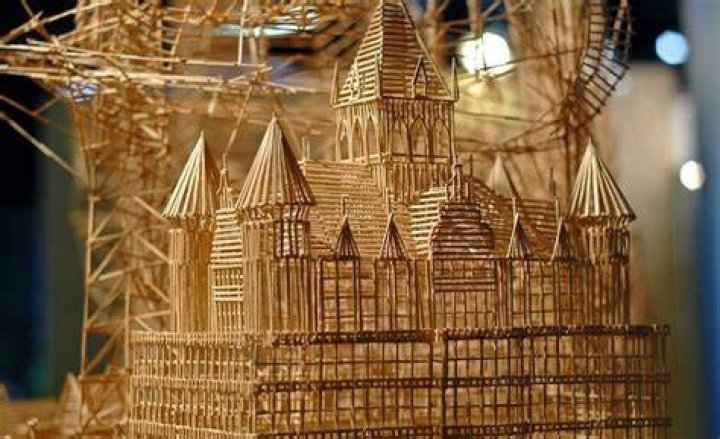 Artists Create Toothpick Art