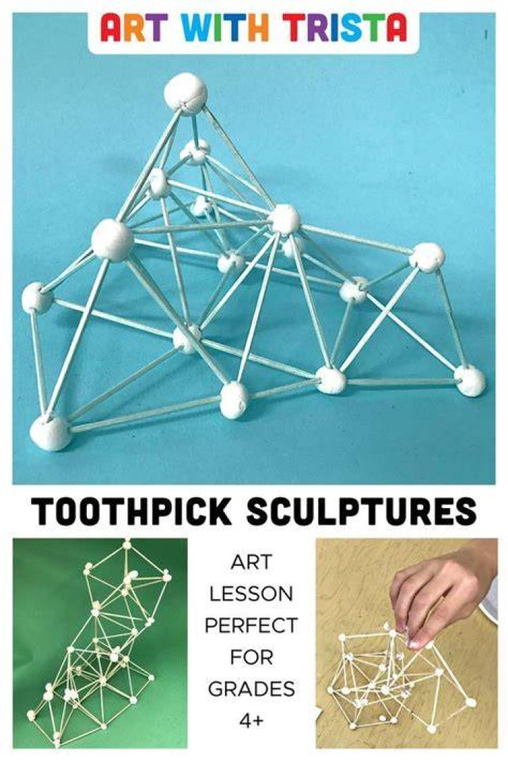 Side Tracker Toothpick Art