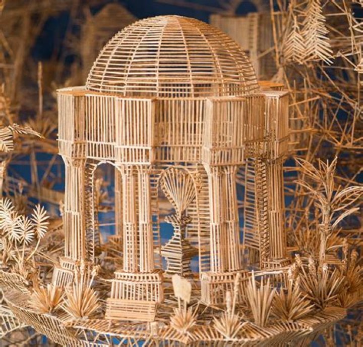 Steven Brackman Toothpick Art